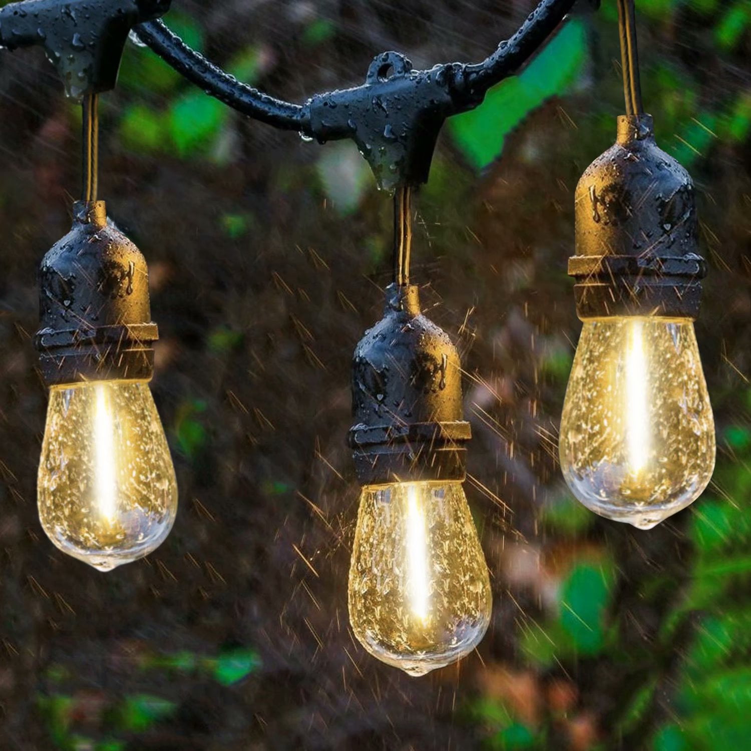 24 Sockets Christmas Outdoor LED String Lights