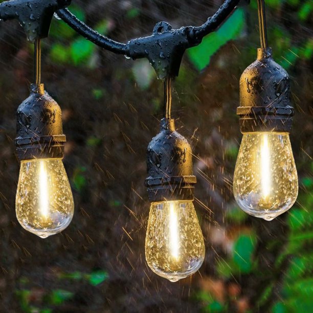 24 Sockets Christmas Outdoor LED String Lights