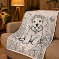 thumbnail image 4 of Linnome Coloring Blanket for Washable Polyester Throw - Reusable Large Coloring Mat Creative Art Activity - Fun Color-In Blanket for Teens Home Playroom Gift, 4 of 7