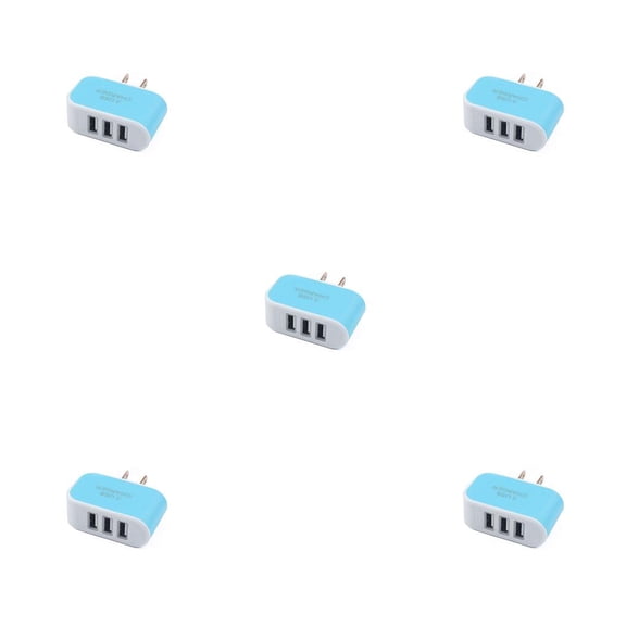 Inteprter Nuevo 3 puertos Triple puerto USB Wall Home Travel Adaptador de de CA Enchufe de la UE de teléfono móvil Type2 NO2