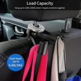 thumbnail image 3 of Car Seat Headrest Hooks, 2 Pack Durable Car Back Seat Hooks Hanger Dual-layer 360 Rotation Hoo, 3 of 5