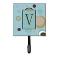 thumbnail image 3 of Letter H Initial Monogram - Blue Dots Leash or Key Holder, 3 of 7