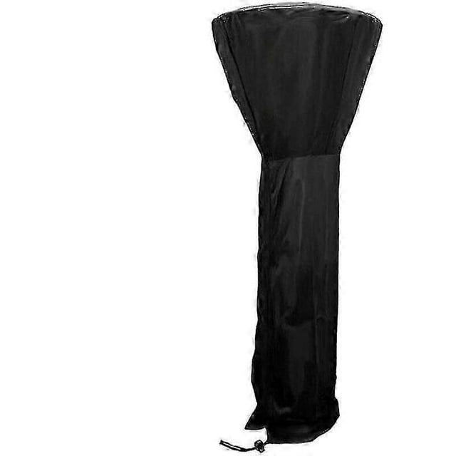226X85X48cm BlackWaterproof 210D Oxford Heated Parasol Cover, Patio Heater Cover, Heater Protection Cover