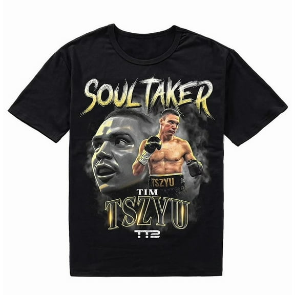 Tim Tszyu Soul Taker Graphic T-Shirt, Featuring Champion Artwork and T2 Branding Tee
