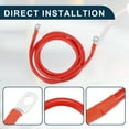 thumbnail image 6 of Unique Bargains Car Marine Battery Inverter Cable 8AWG 5/16inch Robust Battery Copper Wire 1Pcs Red 6ft, 6 of 7