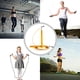 thumbnail image 5 of Cuerdas para saltar de aleación de aluminio Cuerda de velocidad ajustable para ejercitador de gimnasio (Oro), 5 of 5