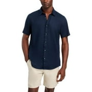 Boss S-Roan-Ken-Sh-C1-242 Linen Blend Slim Fit Button Down Shirt XL