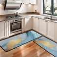 thumbnail image 3 of Kitchen Rugs Sets Of 2,Blue Marble Gold Pattern Anti Fatigue Kitchen Mat Rugs Non Slip Washable,Decorative Kitchen Floor Mats for Kitchen,Sink,Laundry,17"x47"+17"x47", 3 of 5