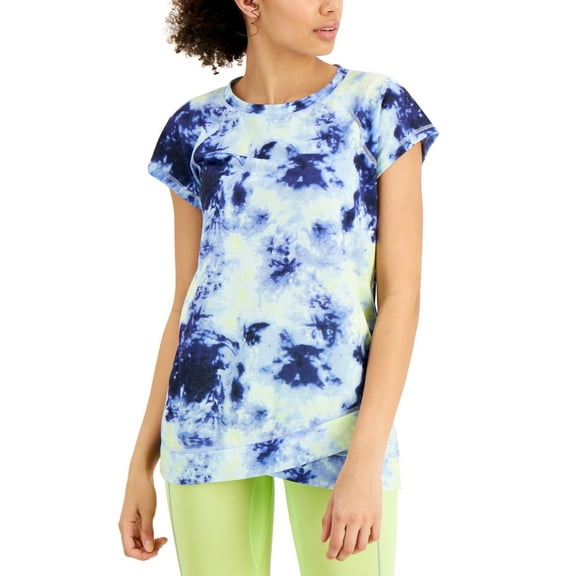 Ideology Womens Tie-Dye Short-Sleeve T-Shirt