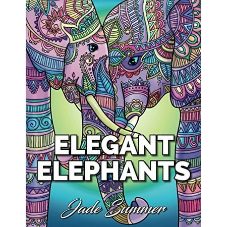 Elegant-Elephants-An-Adult-Coloring-Book-with-Majestic-African-Elephants-and-Relaxing-Mandala-Patterns-for-Elephant-Lovers