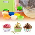 thumbnail image 3 of 100PCS Mini Cupcake Liners Paper Round Cake Baking Cups Muffin Cases Home Party Wedding #2, 3 of 8