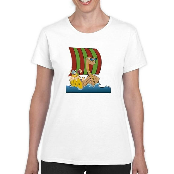 Nordic Tourism. T-Shirt Women -Wilfred Hildonen Designs, Female 4X-Large