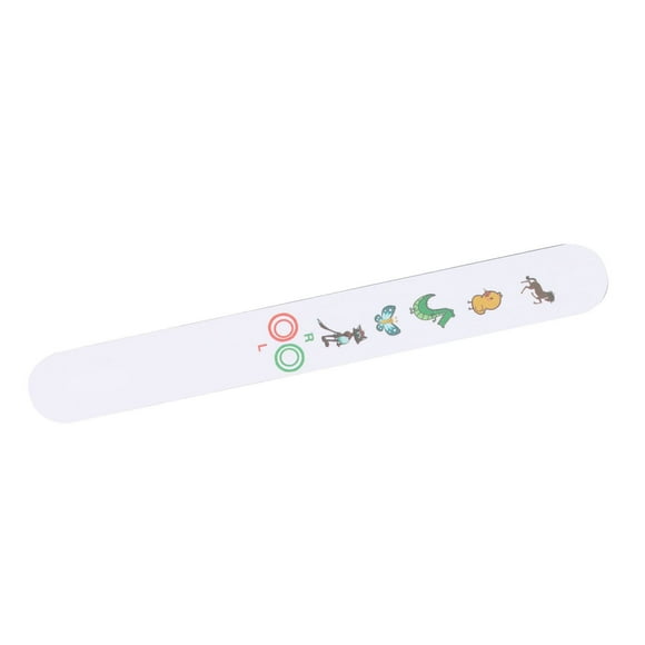 Vision Optometry Test Card, Fixation Stick Vision Tester Eye Chart Bright Color For Eye Hospital For Children