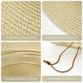 thumbnail image 4 of WOWSTYLE Cowgirl Hat for Women Men Western Wide Brim Straw Cowboy Hats Summer Sun Straw Cowgirl Cap, 4 of 7
