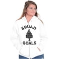 thumbnail image 4 of Squad Goals Wedding Cake Humor Zip Up Hoodie Men's Women's Brisco Brands L, 4 of 5
