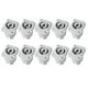 thumbnail image 2 of 10 Uds Conector Powercon 3 20A 250V Enchufe de Panel de Altavoz de Potencia Hembra para IluminacióN de Escenario de Pantalla LED, Gris, 2 of 5