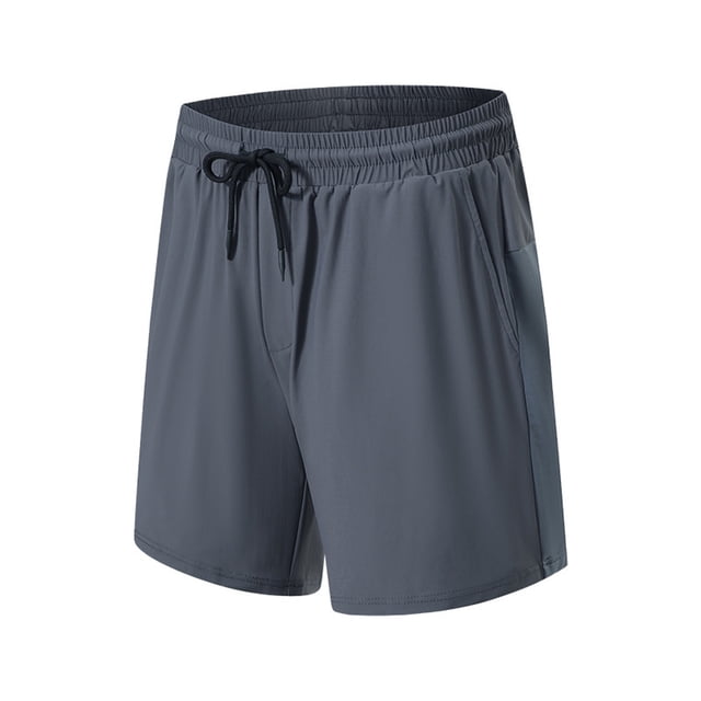 Mens Pantalones Cortos Deportivos Gimnasio Entrenamiento 7 Pulgadas Inseam con Bolsillos con Cremallera, Correr Ligero Y Pantalones Cortos Deportivos de los Hombres