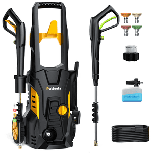 Patbrela 1800W Electric Pressure Washer, 5000 PSI