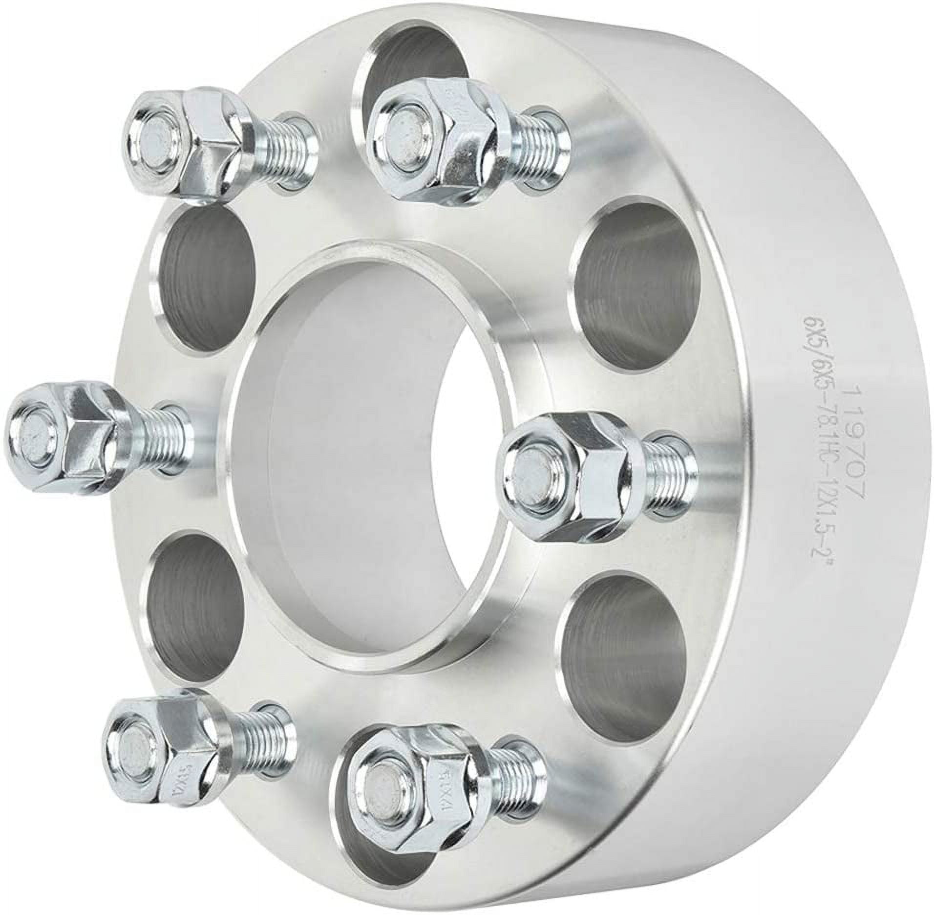 ECCPP 4PCS 6 Lug hubcentric Wheel Spacers Adapters 6x5 to 6x5 12x1