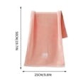 thumbnail image 4 of FEOLGEHLY 8x20 inch Hand Towels for Bathroom, 100% Cotton Household Bath Hand Towels for Kid, Quicker to Dry, Lightweight and Highly Absorbent Face Towels for Kitchen Travel, Pink, 4 of 8
