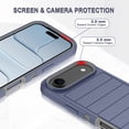 thumbnail image 4 of Petocase for iPhone Air Case,Shockproof Rugged Protection [No Screen Protector] Heavy Duty Dust/Drop Proof 3-Layer Durable Phone Cover for iPhone Air Case,Navy/Gray, 4 of 8