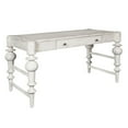 thumbnail image 2 of Farmhouse Wood Writing Desk with Storage Drawer in Gray by Pulaski Furniture, 2 of 7