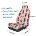 thumbnail image 3 of Fotbe Red Lobster With Claws Funda para Asiento de Auto con Estampado – Impermeable y Antisudor – Ajuste Universal, Lavable a Máquina, Antideslizante (1 Pieza), 3 of 5