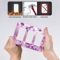 thumbnail image 4 of Purple Crystal Switch Cover Decorative Wall Plate 3-Gang Standard Size, 4 of 5
