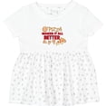 thumbnail image 3 of Inktastic Pizza Makes It All Better Girls Baby Dress, 3 of 5