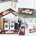 thumbnail image 4 of Chef Kitchen Rug Set,Rustic Fat Chef Rugs for Kitchen Retro Runner Rugs with Rubber Backing,Throw Rugs Washable for Kitchen Sink,Laundry Room,Standing Desk,Vintage,Red Kitchen Rugs, 4 of 6