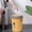 Yellow, variant on 100Fens Bathroom Trash Can Large Capacity Trash Can 6L Living Room Trash Can Round Thickened Trash Can