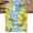 Blue, variant on Watercolor Lemons Weeping Table Runner, Summer Blue Floral Washable Cotton Linen Table Runners 90 Inches Long, Dresser Scarf Runner for Dining/Coffee/Kitchen/Hallway Tables 13''x90''
