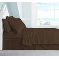 thumbnail image 2 of 1000-Thread-Count 6 Piece Sheet Set - 100% Pure Egyptian Cotton Sheets 16" Inch Deep Pocket - Soft & Smooth Quality Bedsheets (Chocolate Solid) Olympic Queen Size., 2 of 5