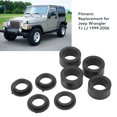 thumbnail image 4 of Front  Support Bushings, Simple Installation Wobbly  Fix Bushings ABS Wearproof Impact   For  TJ LJ 1999-2006, 4 of 8
