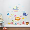 thumbnail image 4 of Decal Wall Sticker Kids Kindergarten Ocean World Panel Removable Room Vinyl Waterproof Bedroom Cartoon Brand New, 4 of 6
