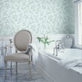 thumbnail image 3 of Advantage Aaron Light Blue Bird Trail Unpasted Nonwoven Wallpaper, 20.5-in by 33-ft, 56.4 sq. ft., 3 of 4