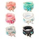 thumbnail image 2 of Xiao Hua Pulseras de cuentas apilables bohemias para mujeres y hombres, juego de pulseras multicapa con colgante y brazaletes elásticos, color rojo, 2 of 4