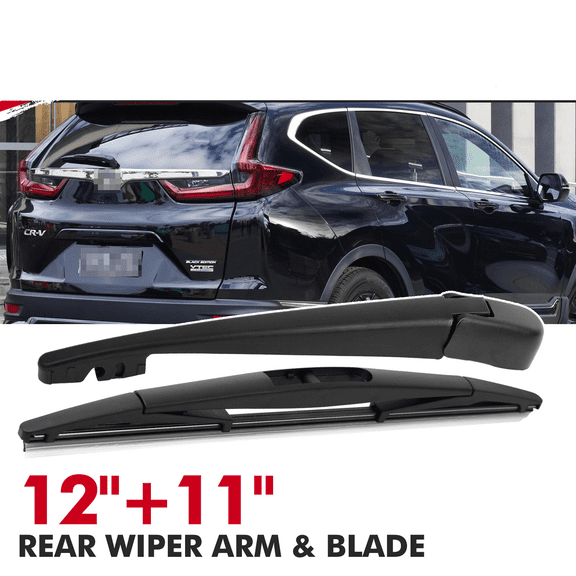 Honda CR-V 2017-2022, Honda Pilot 2016-2022 Rear Windshield Wiper Arm & Blade Set 12" 11"