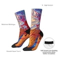 thumbnail image 4 of Logiee Trio Of Dripping Cones Print Adult Socks for Men & Women,Calf Socks, Ankle Socks,Boots Socks,Breathable Casual Sock,Unisex Crew Socks, 4 of 6