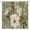 Blush Green, variant on Brick Wall Shower Curtain Vintage Brown Gray Stone Rocks Rustic Country Retro Geometric Wall Square Shaped Bathroom Home Curtain with Hooks,70" Wx70 H