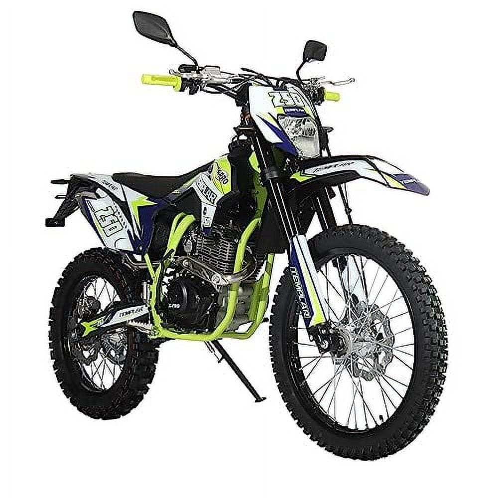 X-Pro Brand New Templar 250cc Zongshen Brand Engine Gas Dirt Bike Pit Bike with All Lights and 5-Speed Manual Transmission, Electric/Kick Start! Big 21"/18" Wheels!