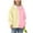 Pink, variant on dazeni Girls Oversized Sweatshirts Lightweight Fleece Lined Patchwork Sweatshirts Fashion Color Block Crewneck Sweatshirt Loose Casual Pullover Sky Blue 7 Years