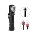 thumbnail image 2 of Fiudx Linterna Magnética Recargable, Led de 300 Lúmenes, Diseño Compacto y Ligero, Impermeable y Antideslizante, Linterna Frontal Portátil para Actividades Al Aire Libre, Uso de Emergencia, Tamaño 11, 2 of 6