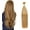 Ash Blonde, variant on Aorsher U-Shaped Pre-Bonded Remy Human Hair Extensions, 100 Strands Per Pack, Auburn Nail Tips, Italian Keratin Fusion Wigs, Long Straight Silky for Women, 18 Inch, 50g