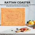 thumbnail image 3 of Table Mats Non Slip Rattan Placemats Dining Table Heat Resistant Woven Placemats Heat Resistant Mats for Dinner Table, 3 of 8