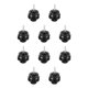 thumbnail image 2 of Eigraketly Correa de guitarra acústica, pasador de tornillo, cinturón de hombro de guitarra, bloque de botones de Metal antideslizante, negro negro 10piezas Eigraketly CBP149868, 2 of 6