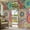 Emerald Green Light Yellow, variant on Outdoor Curtains for Patio Waterproof, Colorful Ethnic Outdoor Privacy Panels Grommet, National Modern Geometric Blue Green Blackout Outside Curtains for Porch/Cabana/Pergola/Gazebo 54"x95", 2 Panels