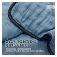 thumbnail image 3 of Edredón Ligero Real Textil + 2 Fundas de Almohada, Juego de Colcha Matrimonial, Color Azul Medio, 3 of 7
