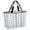 Blue, variant on Modern Minimalist Beach Bag for Women, Large Breathable Mesh Beach Tote Bag, Country Leaf Stripes Lines Black Sandproof Lightweight Travel Bags for Vacation Picnic Swimming Pool 15.7"x15.7"x9.1"