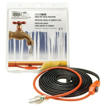 Easy Heat AHB Pipe Heating Cable With Thermostat, 1 in, 9 ft, 120 VAC, 0.5  A, 63 W | Walmart Canada